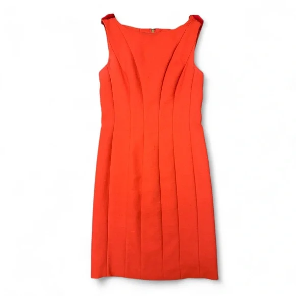 tory burch orange dress Tory Burch Floral-Print Tunic Dress In Orange - 33% Off